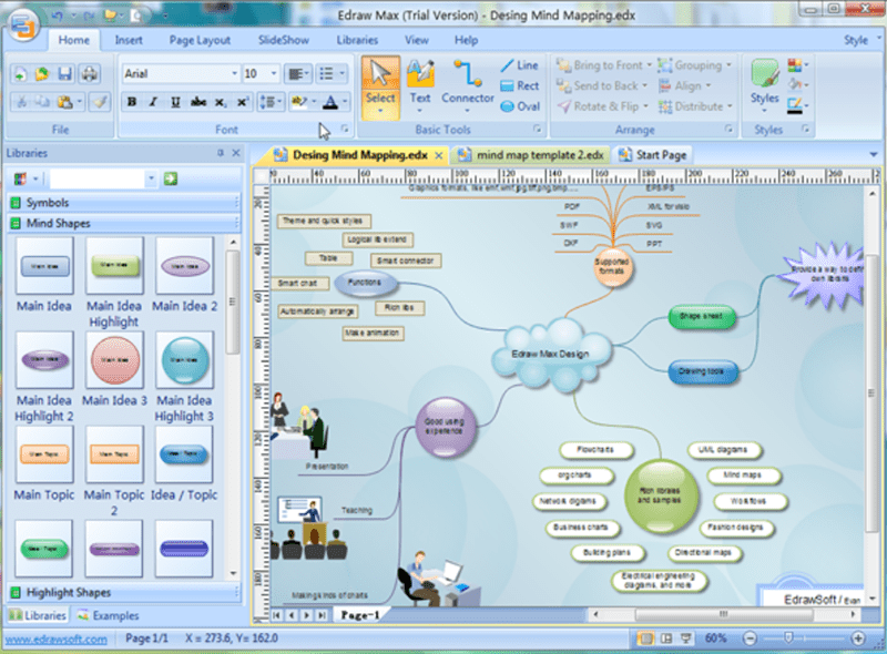 Edraw Mindmap là phần mềm vẽ sơ đồ tư duy hiệu quả
