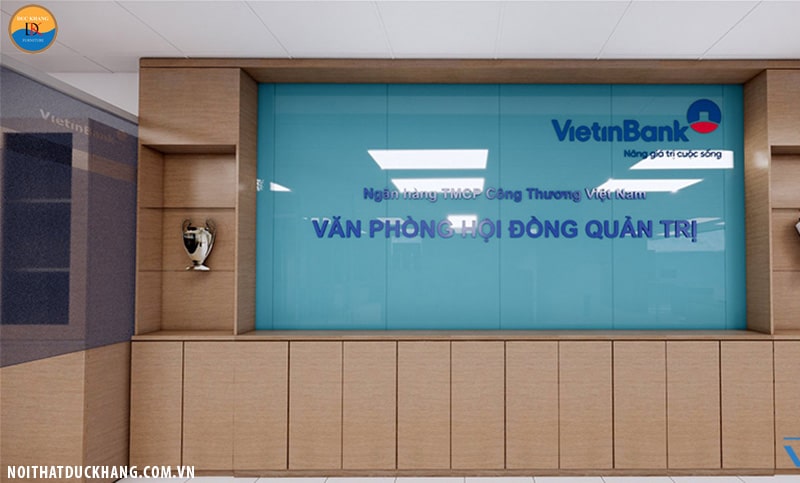 Không gian nổi bật, sang trọng với tủ tài liệu văn phòng Vietinbank